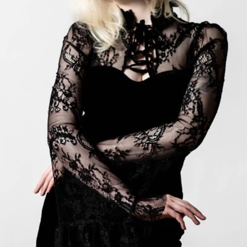 Killstar poison fang long sleeve top